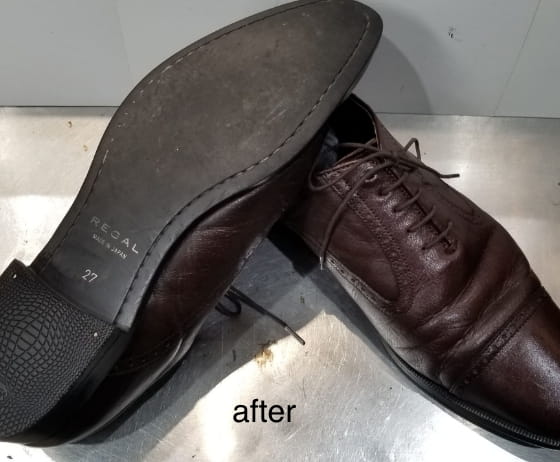 紳士靴after